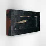 Theaster Gates, We Ate All the Parts, 2012, tar, lath, glass and wood
