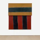 Sean Scully, Shadowing, 1984, oil on two attached canvases