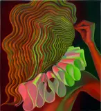 Sascha Braunig, Bossy Pins, 2012, oil on canvas laid on panel