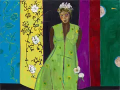 Janet Taylor-Pickett, Emergence, 2020-2021, acrylic and paper collage on canvas