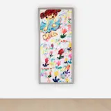 Untitled by Ayako Rokkaku, 2008, acrylic on canvas, sold May 2022