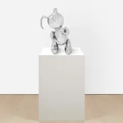 Jonathan Monk, Deflated Sculpture no. I, 2009, stainless steel