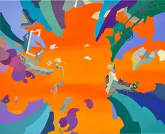 Franz Ackermann, Last Summer, 2003, oil on canvas