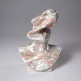 Jon Rafman, New Age Demanded (Twistface Pink), 2015, CNC routed Norway pink marble