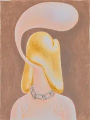 Louise Bonnet, Untitled, 2018, colored pencil on paper