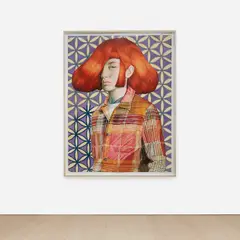 Ángeles Agrela, Alicia, 2020, acrylic and colored pencil on paper