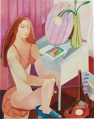 Danielle Orchard, Seated Woman, 2020, oil on canvas