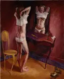 Hugh Auchincloss Steers, T-Shirt and Panties, 1993, oil on canvas