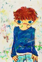Untitled by Ayako Rokkaku, 2008, acrylic on canvas, sold Sep 2022
