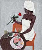 Foster Sakyiamah, Special Day, 2021, acrylic on canvas