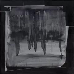 Torkwase Dyson, Water Table 02, 2017, acrylic on canvas