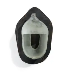 Christopher Wilmarth, Toast, 1982, glass and steel, in 2 parts