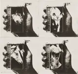 Wallace Berman, Untitled, 1974, Verifax collage on paper mounted to board