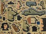 Ray Yoshida, Right, 1999, acrylic on canvas