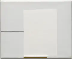 Painting Relief August 1966 by Richard Lin Show Yu, 1966, oil and aluminum on canvas, sold Sep 2022