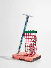 Eddie Martinez, Untitled, 2015, enamel and oil paint on bronze