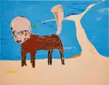Nicola Tyson, Dog, 2007, oil on linen