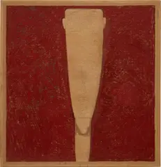 James Brown, Untitled V, 1986, oil, enamel and pencil on linen