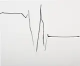 Sarah Meyohas, Value Line, Inc. on January 19, 2016, oilstick on canvas