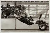Robert Longo, Study for Race Car Crash, 2012, ink and charcoal on vellum
