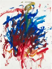 Mere by Helen Marden, 1993, watercolor on paper, offered Sep 2022