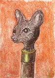 Maria Farrar, Konbrella, 2019, pastel on paper