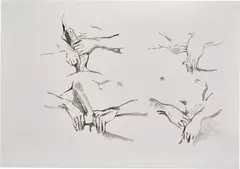 Untitled by Cecily Brown, 1999, watercolor on paper, sold Sep 2022