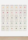 Ceal Floyer, Ink on Paper, 2007, ink on paper, in artist's frame, in 30 parts