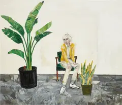 Raffi Kalenderian, Dasha (Plants), 2014, oil on canvas