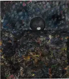 Ellen Gronemeyer, Wo die Sonne verstaubt, 2017, oil on canvas