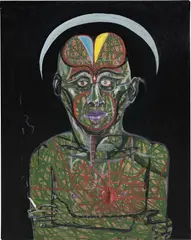 Untitled by Jakub Julian Ziółkowski, 2007, oil on canvas, sold Sep 2022