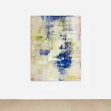 Israel Lund, Untitled, 2015, acrylic on raw canvas