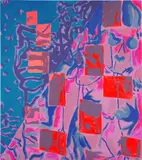 Mira Dancy, Herfume Perfume Box//Pink, 2014, acrylic on canvas