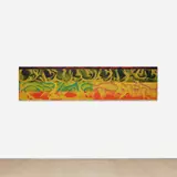 David Reed, #300, 1989–1991, oil and alkyd on linen