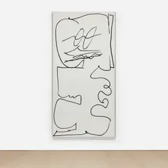Bob by Aaron Garber-Maikovska, 2013, ink and acrylic on archival gator board, in artist's frame, sold Sep 2022