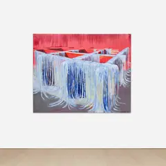 Fernando Cánovas, Untitled from the series Scaffolds, 2006, acrylic on canvas