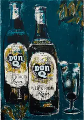 Enoc Perez, Don Q, 2007, oil on paper