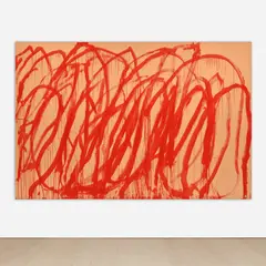 Cy Twombly, Untitled, 2005, acrylic on canvas