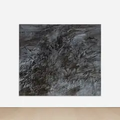 Julie Mehretu, Tsunemasa (next to Kaija), 2014, ink and acrylic on canvas stretched over panel