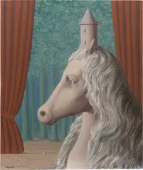 René Magritte, Le météore, 1964, oil on canvas