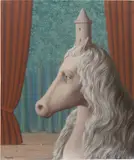 René Magritte, Le météore, 1964, oil on canvas