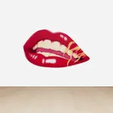 Tom Wesselmann, Mouth #14 (Marilyn), 1967, oil on shaped canvas