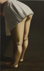 Anna Weyant, Bum, 2020, oil on linen