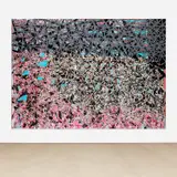 Mark Bradford, He Barked Just Like a Watchdog, 2011, mixed media on canvas