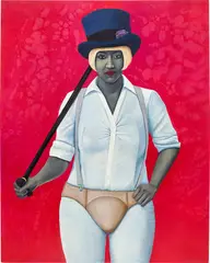 Amy Sherald, Madame Noire, 2011, oil on canvas