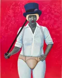 Amy Sherald, Madame Noire, 2011, oil on canvas