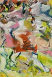 Willem de Kooning, Untitled, 1977, oil on paper, in 2 parts, laid on canvas