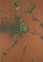 Andy Warhol, Oxidation, 1977-1978, urine and copper paint on linen