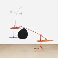 Alexander Calder, Petite croix, 1968, sheet metal, rod, wire and paint