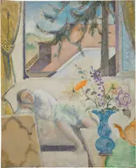 Balthus, La Sieste, 1958, oil on canvas